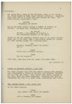 Moe Howard's 27pp. Script Dated December 1936 for The Three Stooges Film ''Dizzy Doctors'' -- Very Good Plus Condition